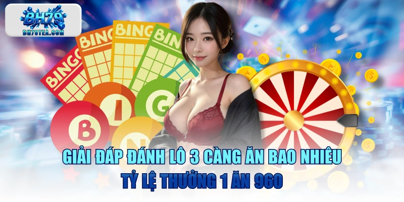 Giải Đáp Đánh Lô 3 Càng Ăn Bao Nhiêu Tỷ Lệ Thưởng 1 Ăn 960